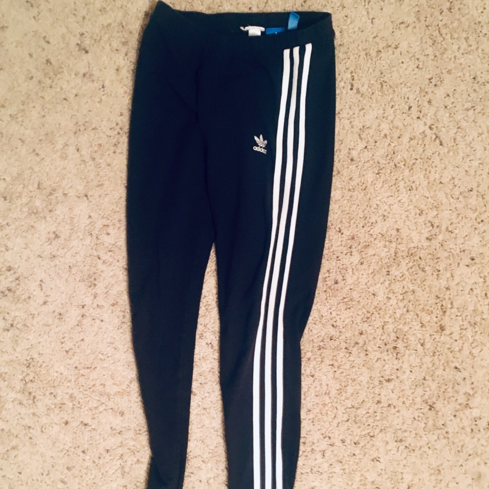 black Adidas leggings